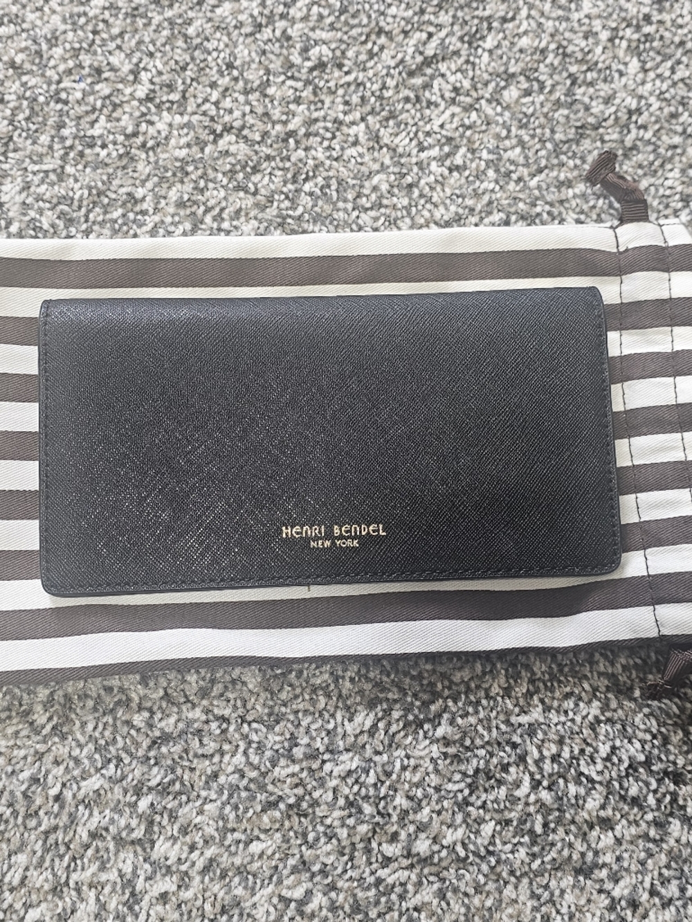 Henri Bendel Black Wallet